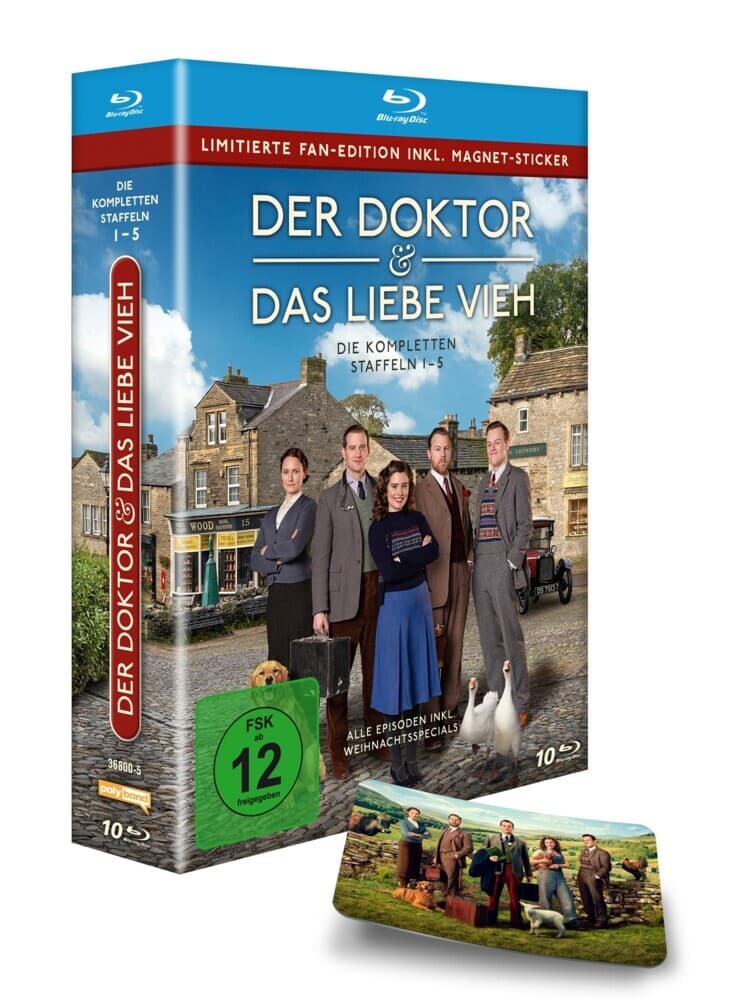 Der Doktor und das liebe Vieh - Die kompletten Staffeln 1-5. Staffel.1-5, 10 Blu-ray (Limited Fan Ed