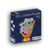 3D Crystal Puzzle - Koalabärenpaar - 62 Teile