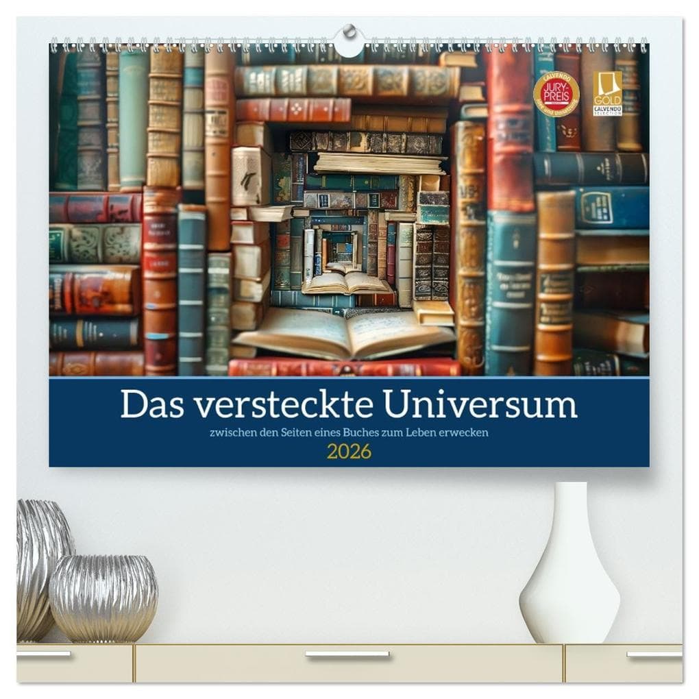 Das versteckte Universum (hochwertiger Premium Wandkalender 2026 DIN A2 quer), Kunstdruck in Hochglanz