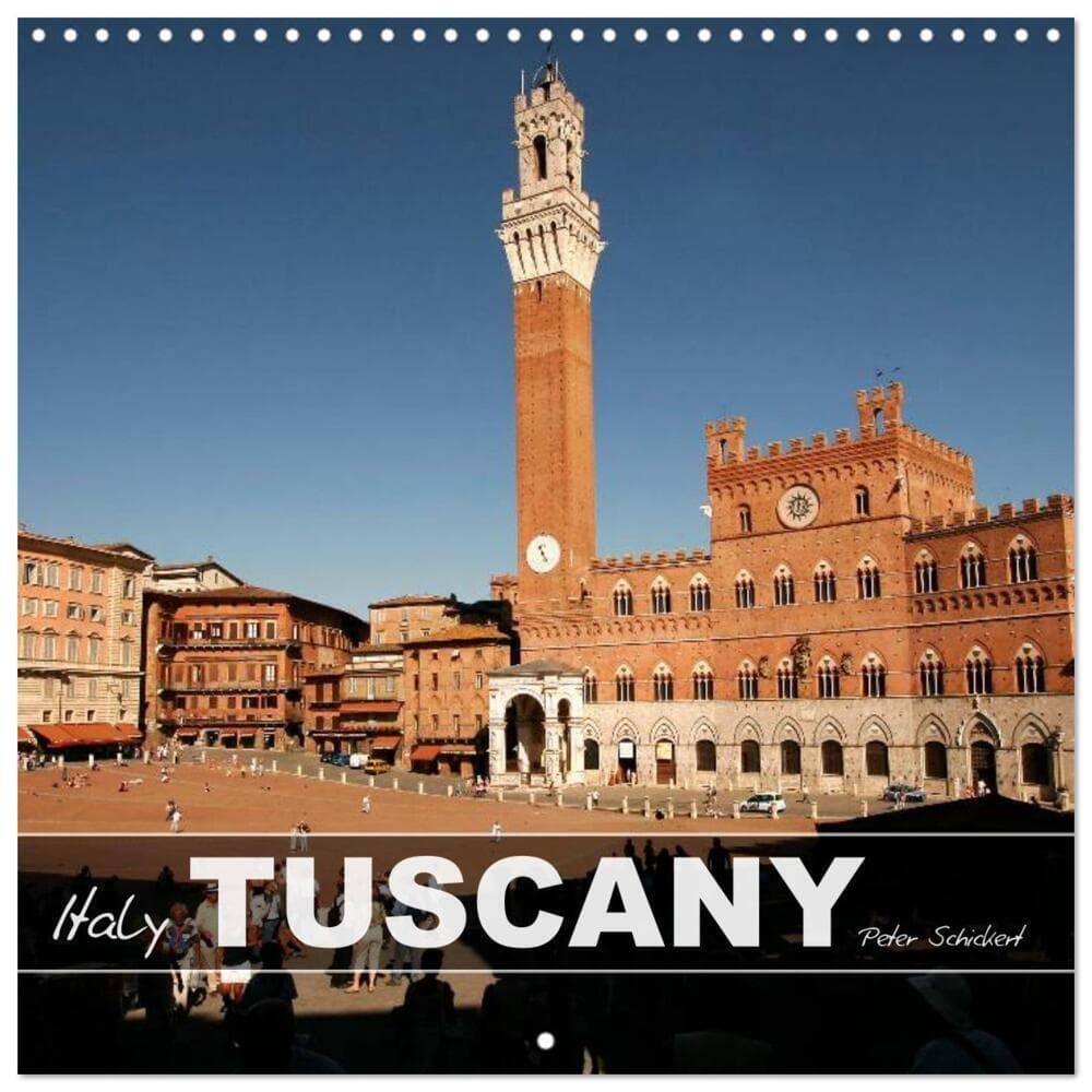 Italy - Tuscany (Wall Calendar 2026 12 × 12 Inch) CALVENDO 12 Month Wall Calendar