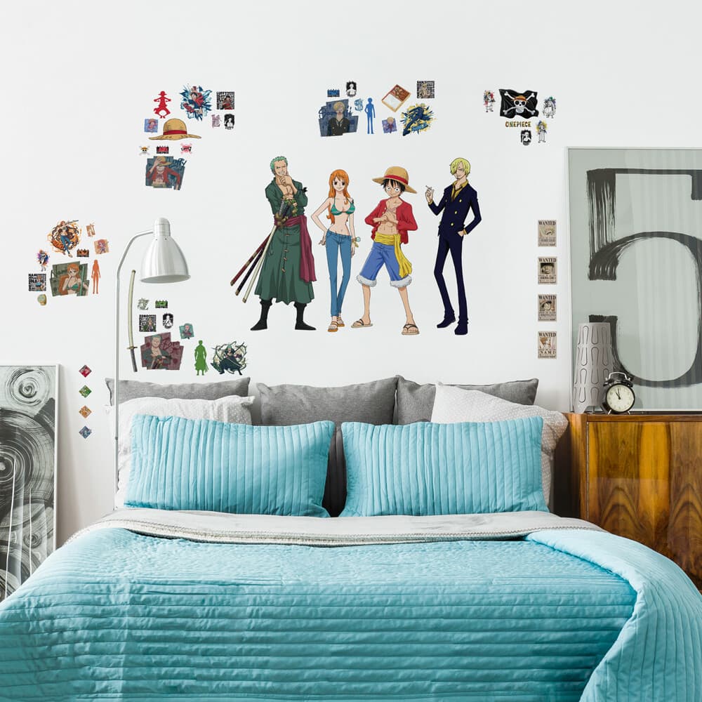 RM - One Piece Straw Hat Crew Peel & Stick Wall