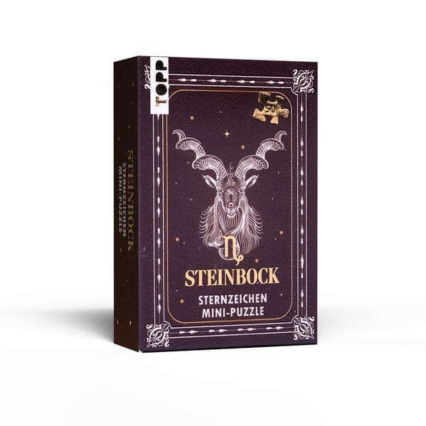 Sternzeichen Mini-Puzzle Steinbock