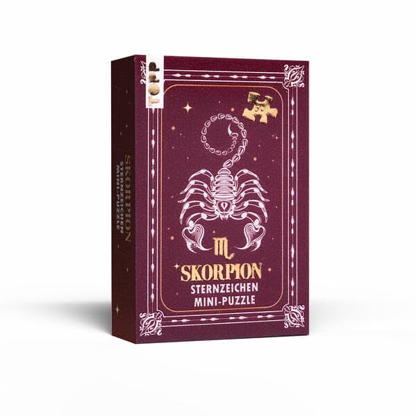 Sternzeichen Mini-Puzzle Skorpion