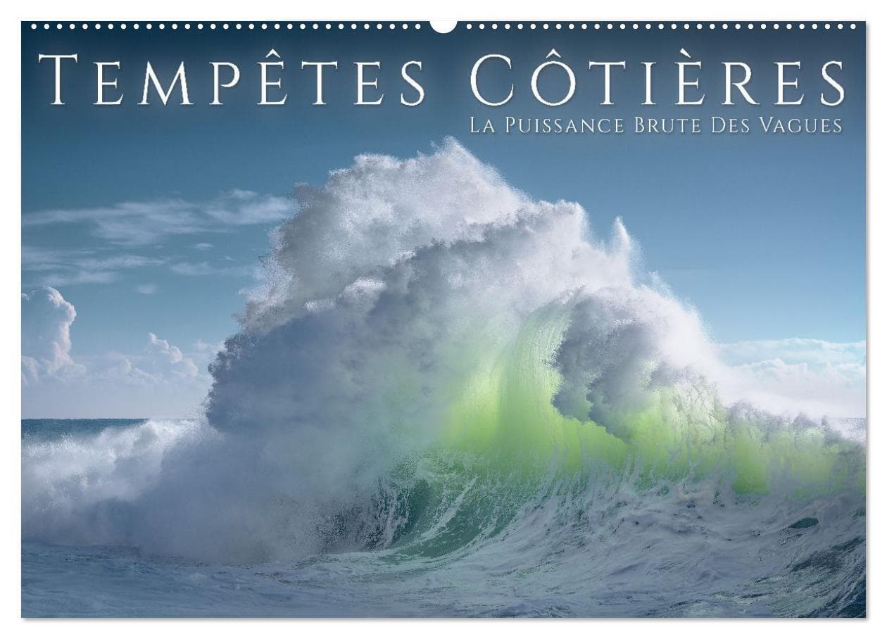 Tempêtes côtières - La puissance brute des vagues (Calendrier mural 2026 DIN A2 vertical), CALVENDO calendrier mensuel