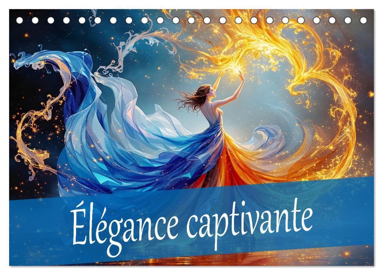 Élégance captivante (Calendrier de bureau 2026 DIN A5 vertical), CALVENDO calendrier mensuel