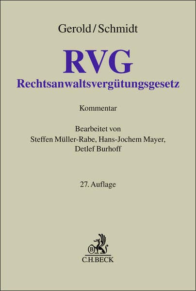 Rechtsanwaltsvergütungsgesetz. RVG