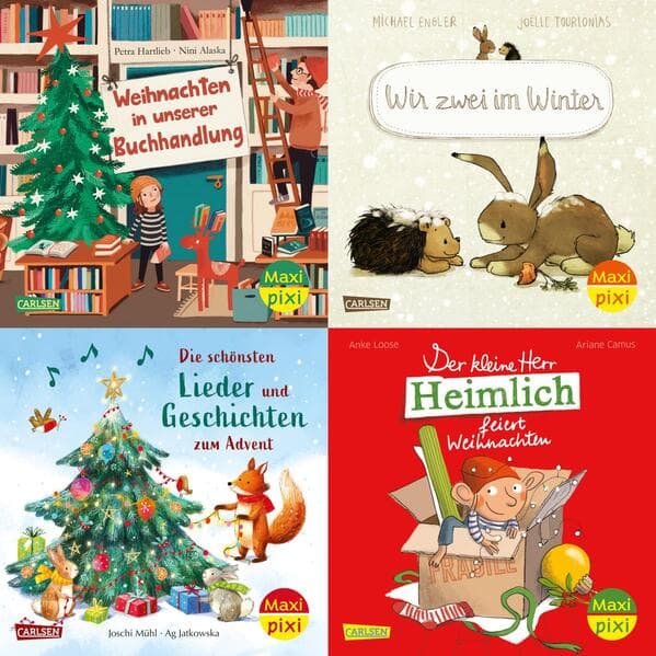Maxi-Pixi-4er-Set 121: Winterzauber (4x1 Exemplar)