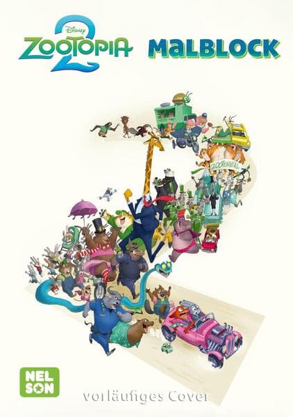 Disney Kreative Beschäftigung: Zootropolis 2: Malblock