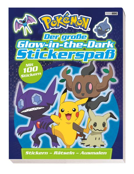 Pokémon: Der große Glow-in-the-Dark Stickerspaß: Stickern - Rätseln - Ausmalen