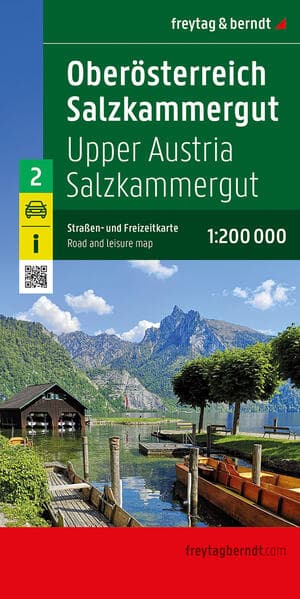 freytag & berndt Straßenkarte Oberösterreich - Salzkammergut 1:200.000