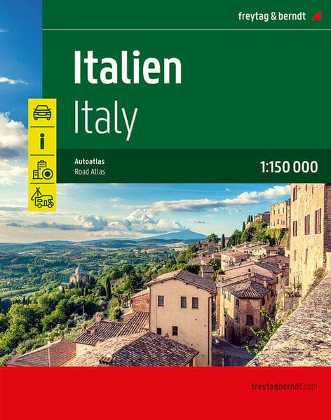 Italien, Autoatlas 1:150.000, freytag & berndt