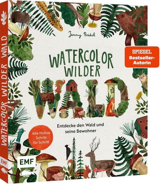 Watercolor - Wilder Wald