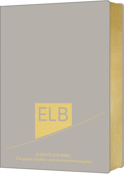 Elberfelder Bibel - Leder mit Goldschnitt