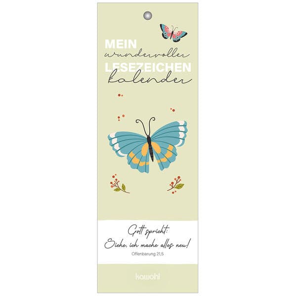 Mein wundervoller Lesezeichenkalender 2026