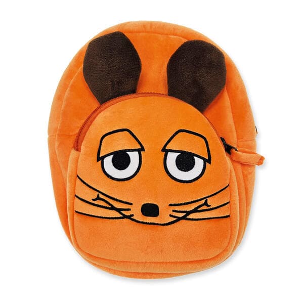 TRÖTSCH - Die Maus Plüsch-Rucksack Rucksack aus Plüsch | Ab 3 Jahren