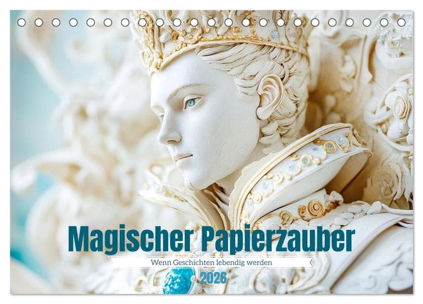 Magischer Papierzauber (Tischkalender 2026 DIN A5 quer), CALVENDO Monatskalender
