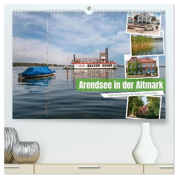 Arendsee in der Altmark (hochwertiger Premium Wandkalender 2026 DIN A2 quer), Kunstdruck in Hochglanz