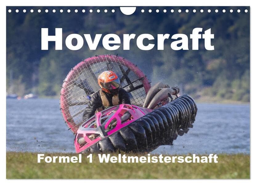 Hovercraft Formel 1 Weltmeisterschaft (Wandkalender 2026 DIN A4 quer), CALVENDO Monatskalender