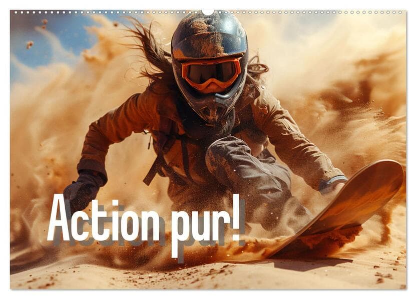 Action pur - atemberaubende Hobbys (Wandkalender 2026 DIN A2 quer), CALVENDO Monatskalender