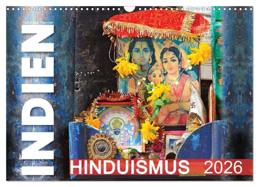 Indien - Hinduismus (Wandkalender 2026 DIN A3 quer), CALVENDO Monatskalender