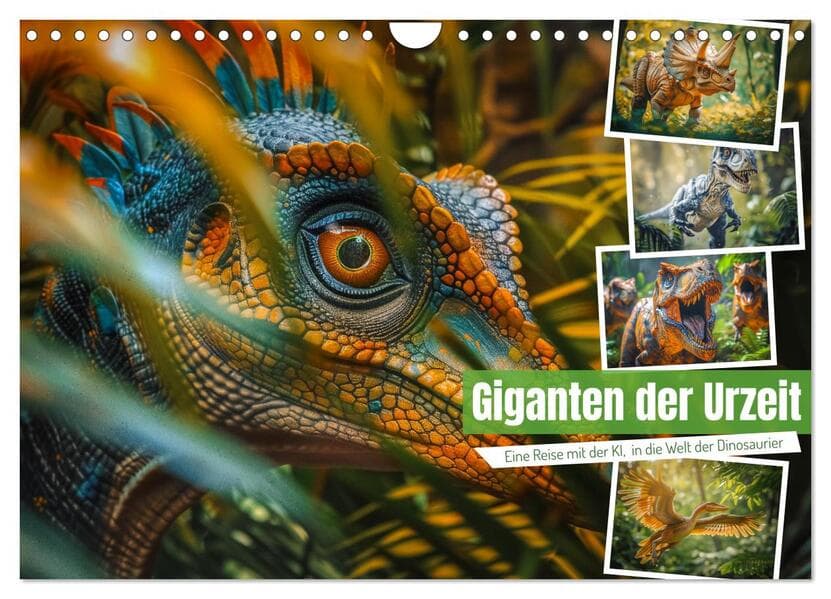 Giganten der Urzeit (Wandkalender 2026 DIN A4 quer), CALVENDO Monatskalender
