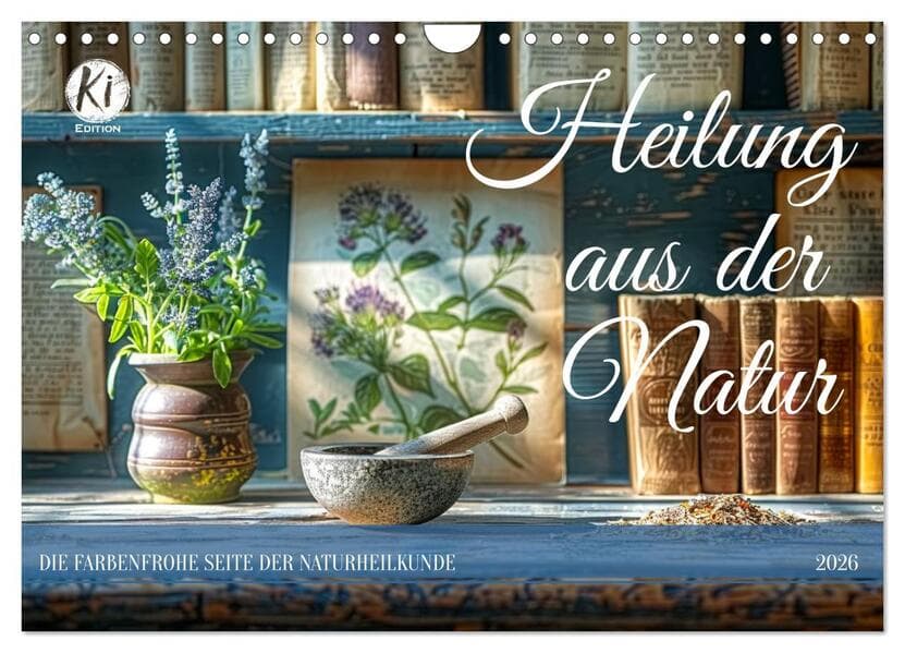 Heilung aus der Natur (Wandkalender 2026 DIN A4 quer), CALVENDO Monatskalender