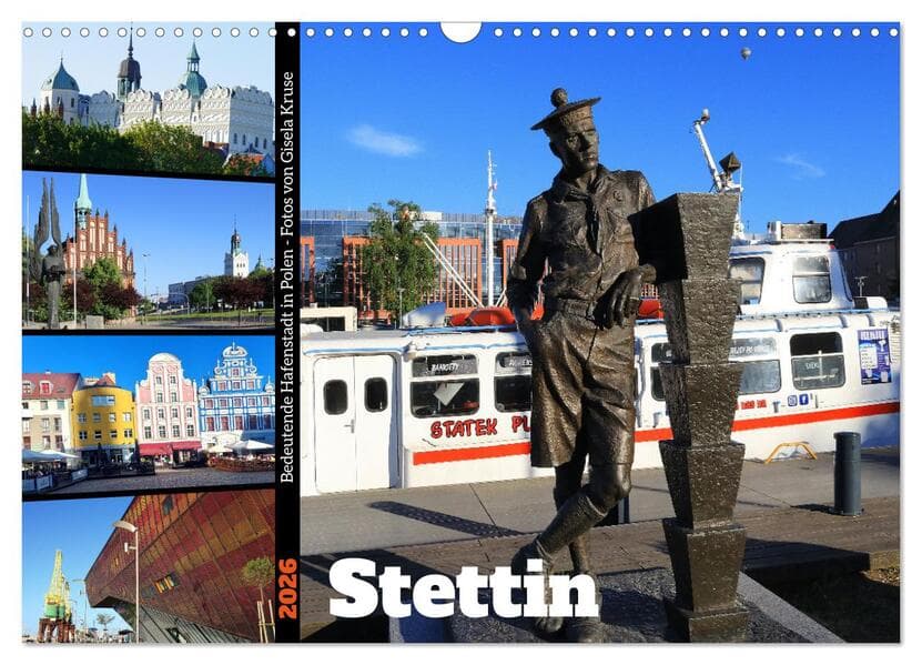 Stettin - Bedeutende Hafenstadt in Polen (Wandkalender 2026 DIN A3 quer), CALVENDO Monatskalender