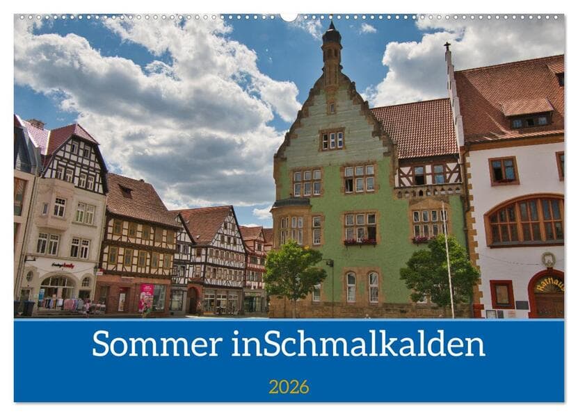 Sommer in Schmalkalden (Wandkalender 2026 DIN A2 quer), CALVENDO Monatskalender