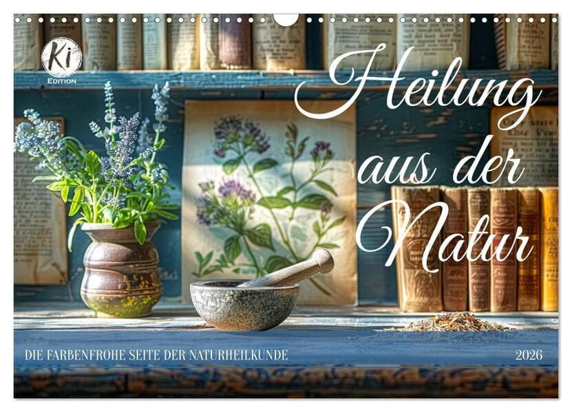 Heilung aus der Natur (Wandkalender 2026 DIN A3 quer), CALVENDO Monatskalender