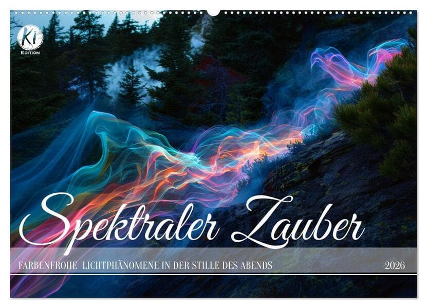 Spektraler Zauber (Wandkalender 2026 DIN A2 quer), CALVENDO Monatskalender