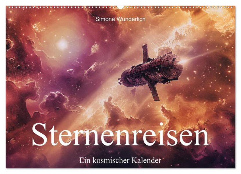 Sternenreisen - Ein kosmischer Kalender (Wandkalender 2026 DIN A2 quer), CALVENDO Monatskalender