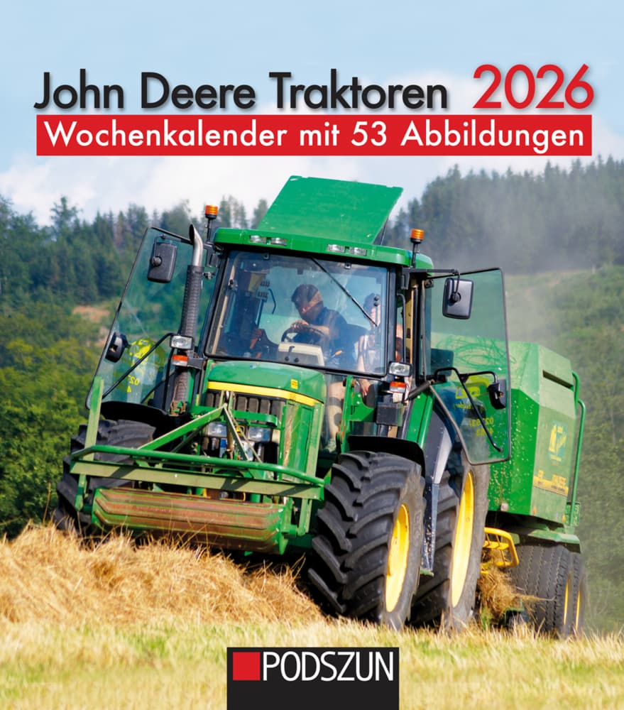 John Deere Traktoren 2026 Wochenkalender