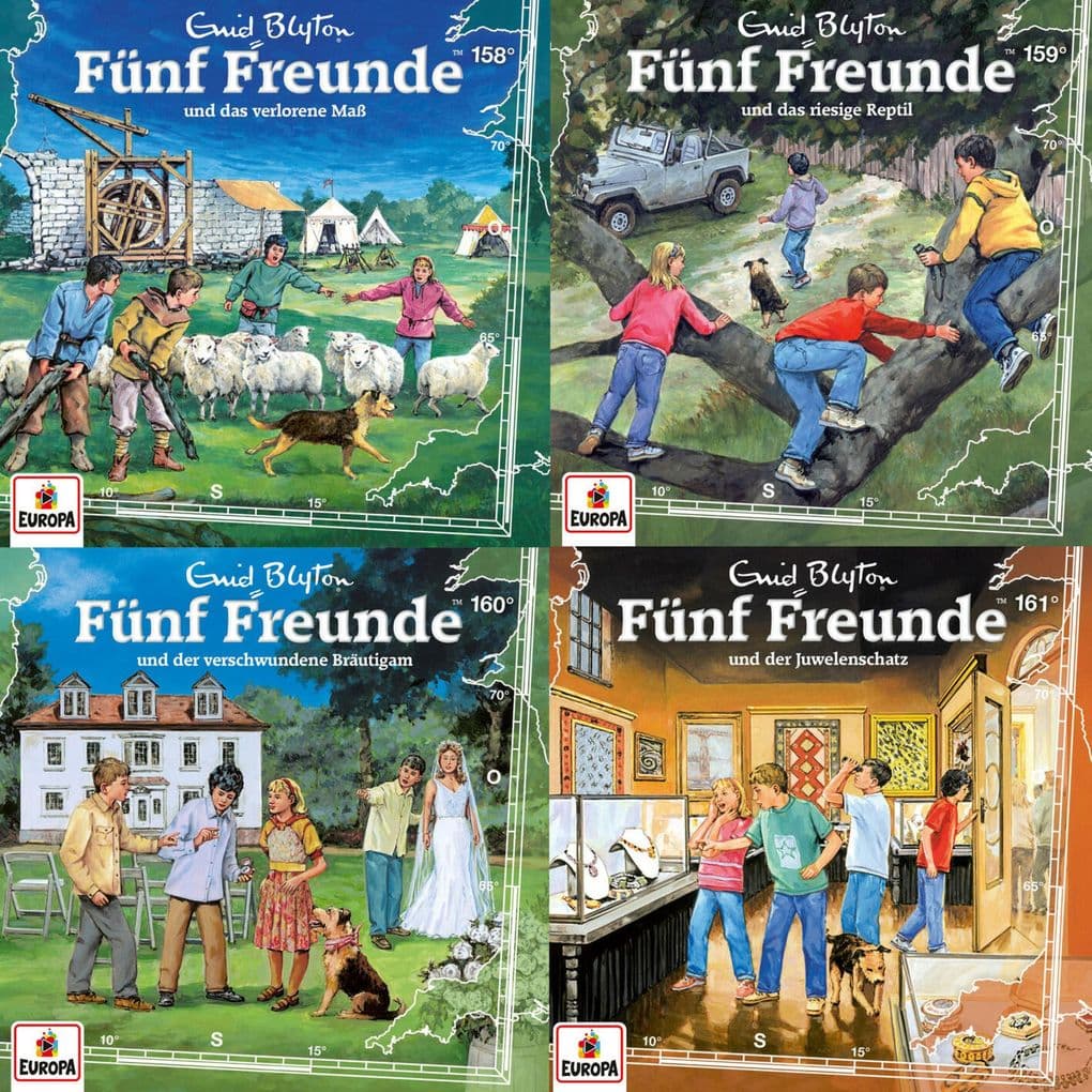 Fünf Freunde-Sammlung Folgen 158-161