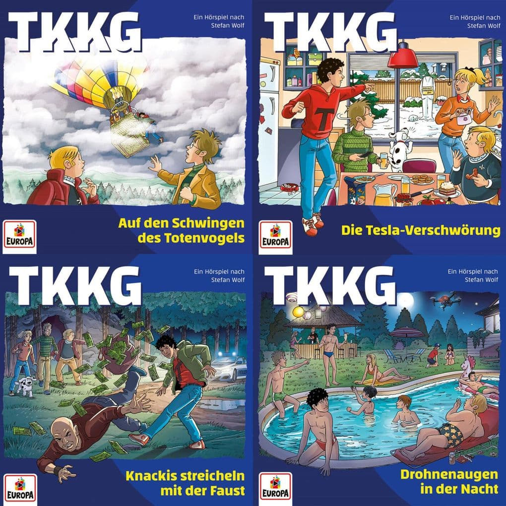 TKKG-Sammlung Folgen 229-232
