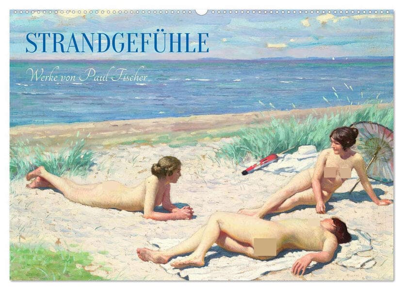 Strandgefühle (Wandkalender 2026 DIN A2 quer), CALVENDO Monatskalender