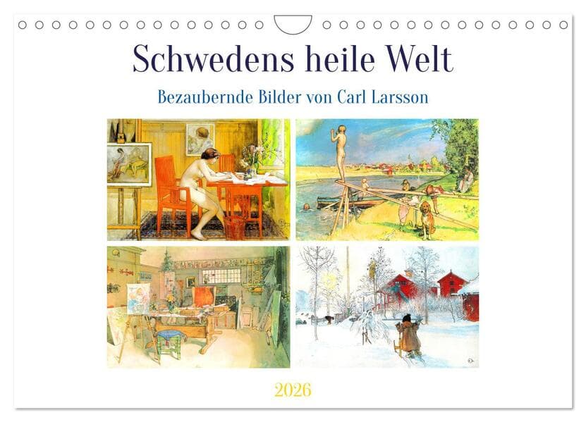 Schwedens heile Welt (Wandkalender 2026 DIN A4 quer), CALVENDO Monatskalender