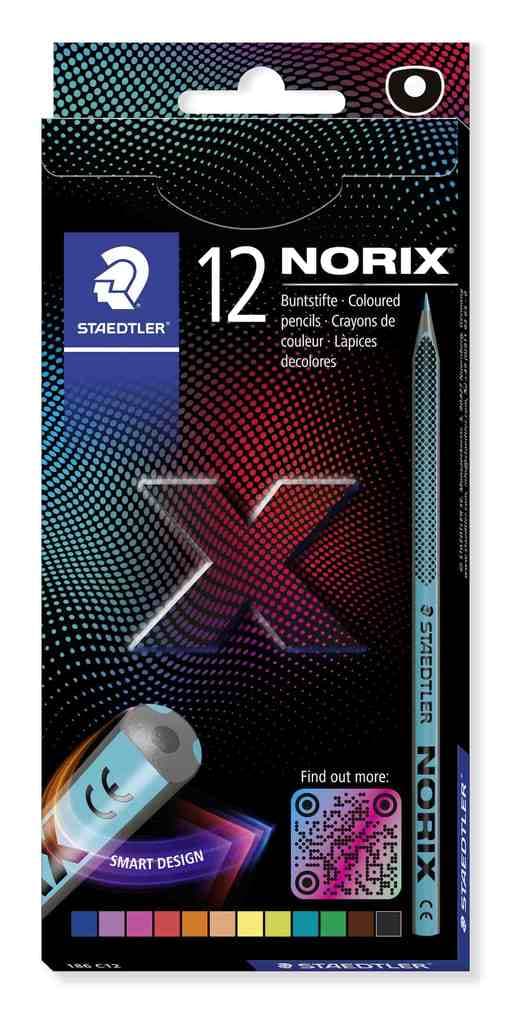 STAEDTLER NORIX® 186, 12 Buntstiften