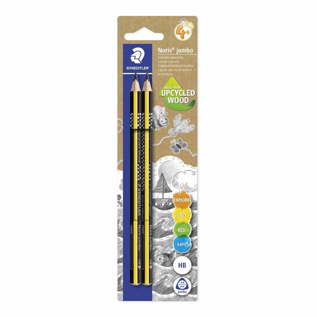 STAEDTLER Noris jumbo 119 Schreiblernbleistift, 2 Bleistifte HB, 119 BK2 DA