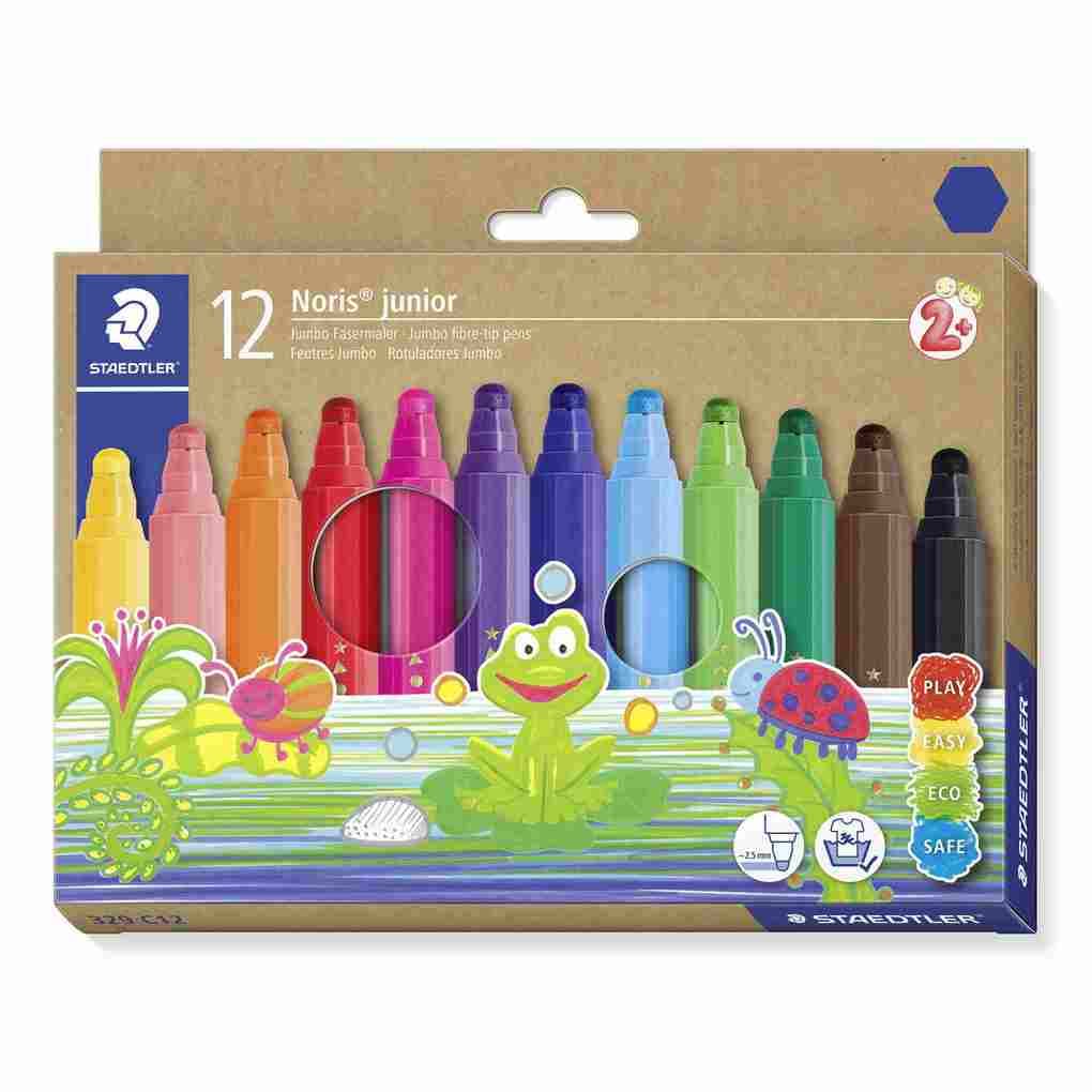 STAEDTLER Noris junior 329 Fasermaler, 329 C12