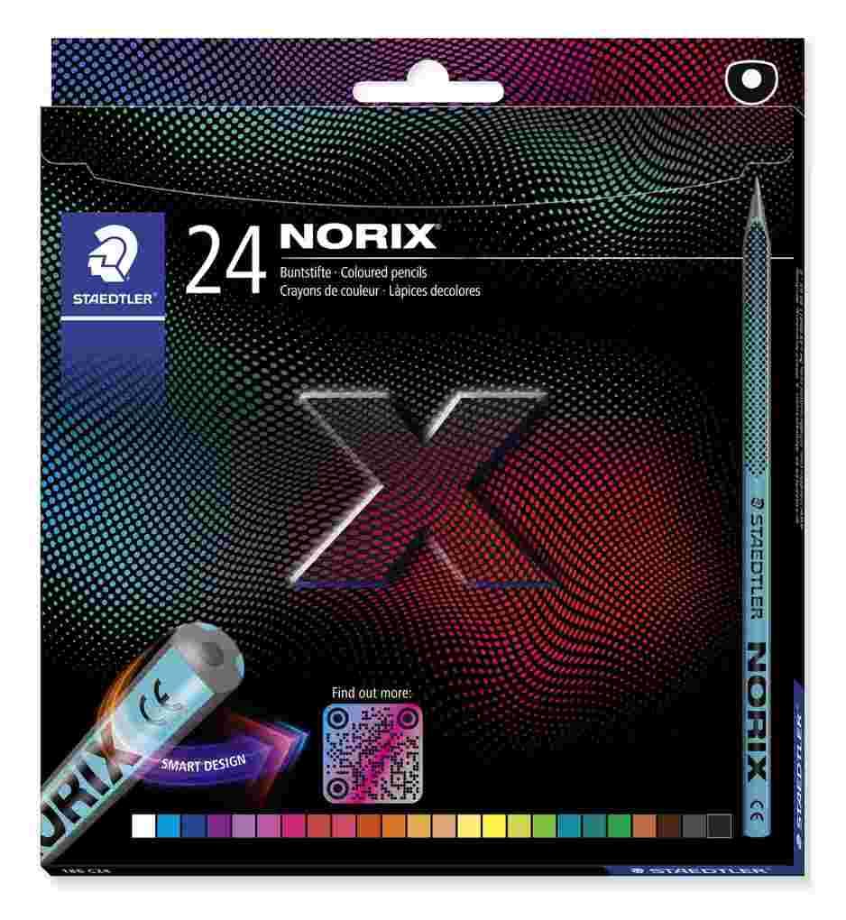 STAEDTLER NORIX® 186, 24 Buntstiften