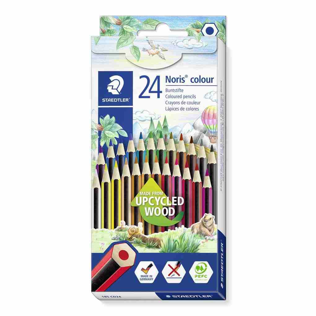 STAEDTLER Noris colour 185 Buntstift, 24er Set, 185 CD24