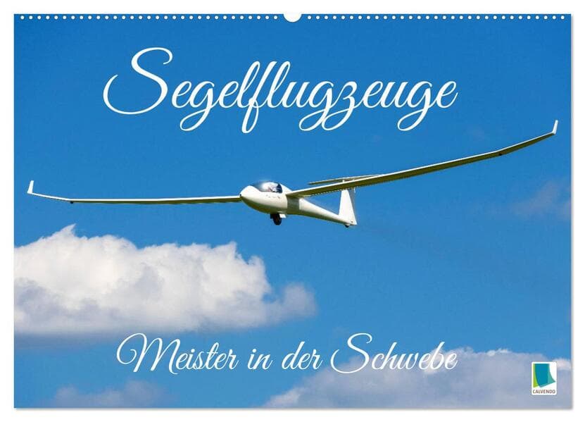 Meister in der Schwebe: Segelflugzeuge (Wandkalender 2026 DIN A2 quer), CALVENDO Monatskalender
