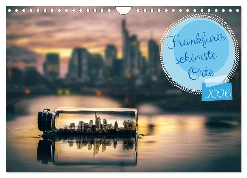 Frankfurts schönste Orte (Wandkalender 2026 DIN A4 quer), CALVENDO Monatskalender