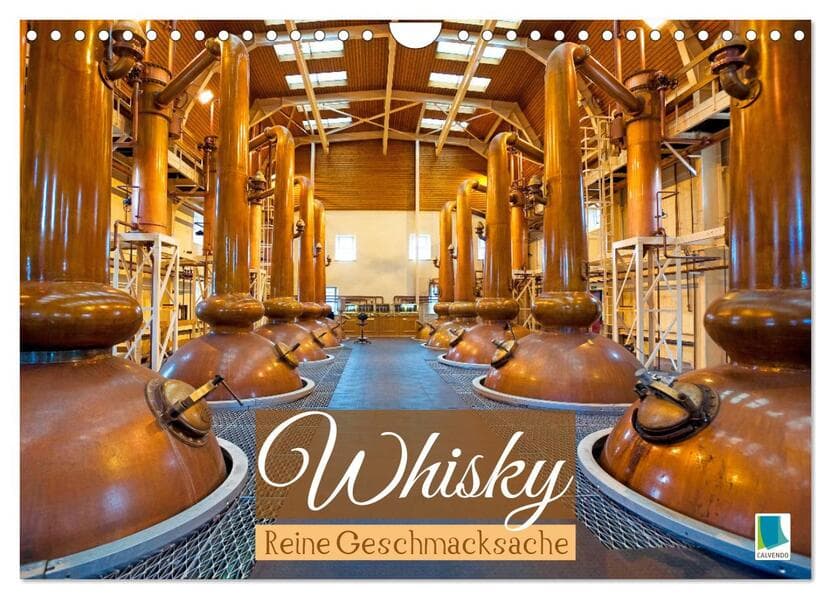 Whisky: Reine Geschmacksache (Wandkalender 2026 DIN A4 quer), CALVENDO Monatskalender