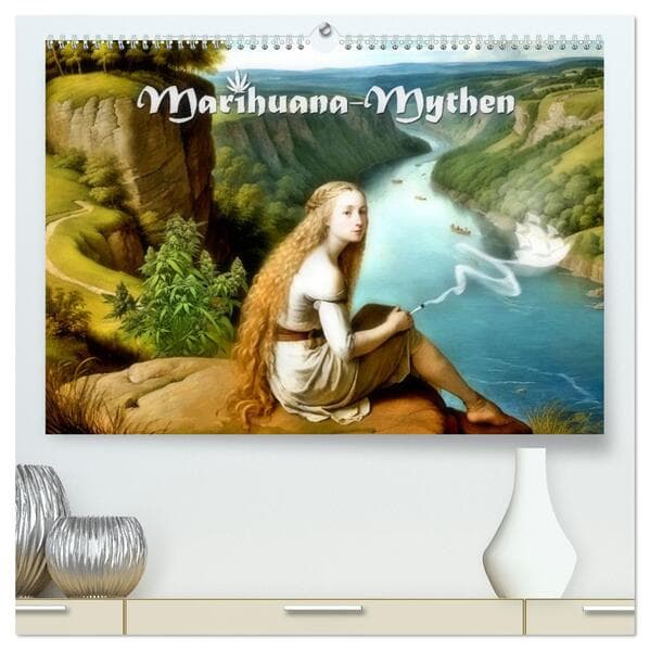 Marihuana-Mythen (hochwertiger Premium Wandkalender 2026 DIN A2 quer), Kunstdruck in Hochglanz
