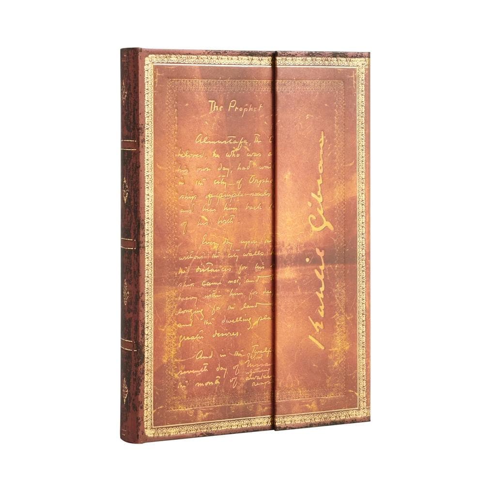 Hardcover Notizbuch Kahlil Gibran, Der Prophet Midi Liniert