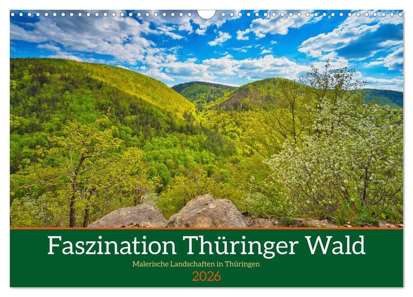 Faszination Thüringer Wald (Wandkalender 2026 DIN A3 quer), CALVENDO Monatskalender