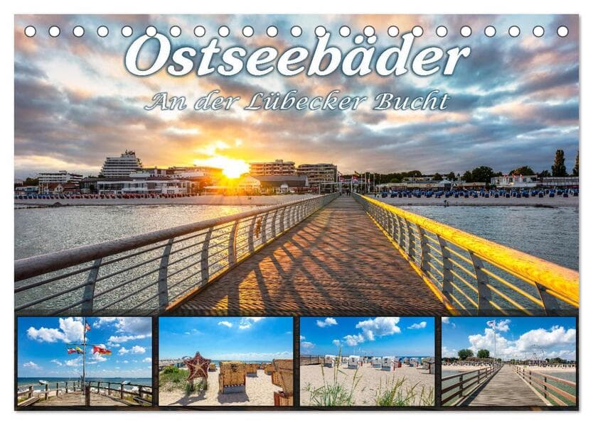 Ostseebäder an der Lübecker Bucht (Tischkalender 2026 DIN A5 quer), CALVENDO Monatskalender