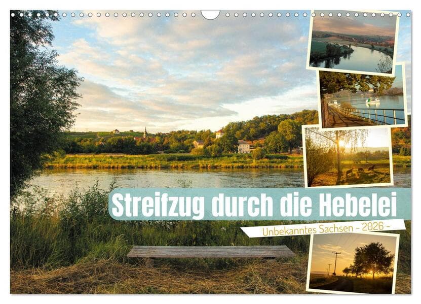 Streifzüge durch die Hebelei (Wandkalender 2026 DIN A3 quer), CALVENDO Monatskalender