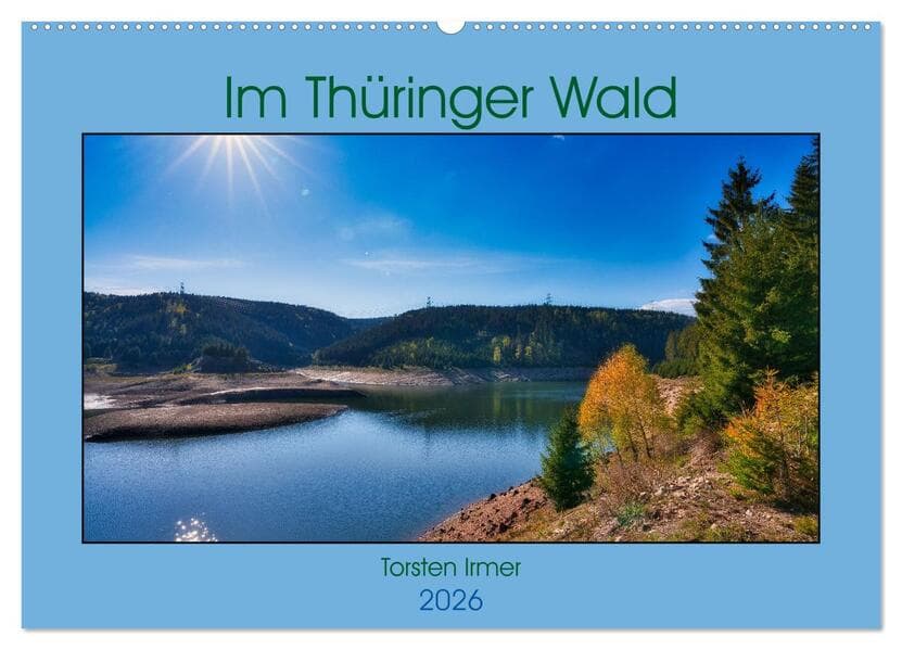 Im Thüringer Wald (Wandkalender 2026 DIN A2 quer), CALVENDO Monatskalender